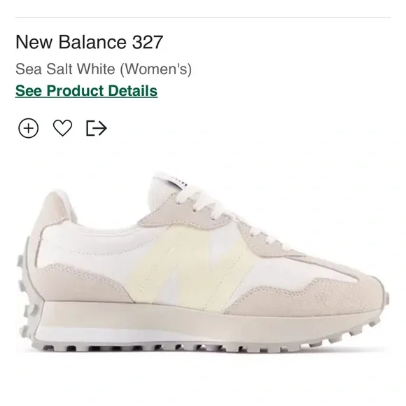 New Balance 327 sea salt - Picture 2 of 3